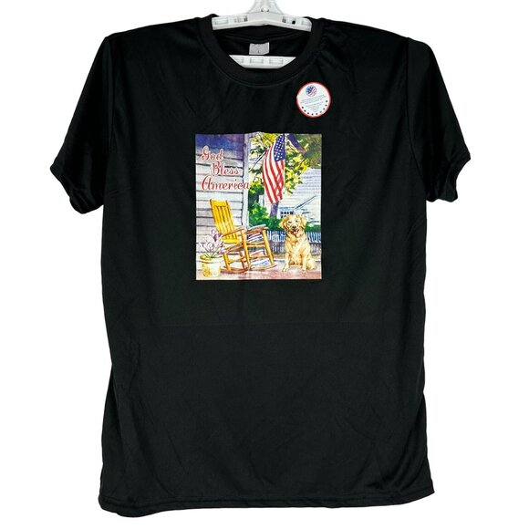 God Bless America T-Shirt - Large - Disabled Veterans National Foundation - Picture 1 of 6
